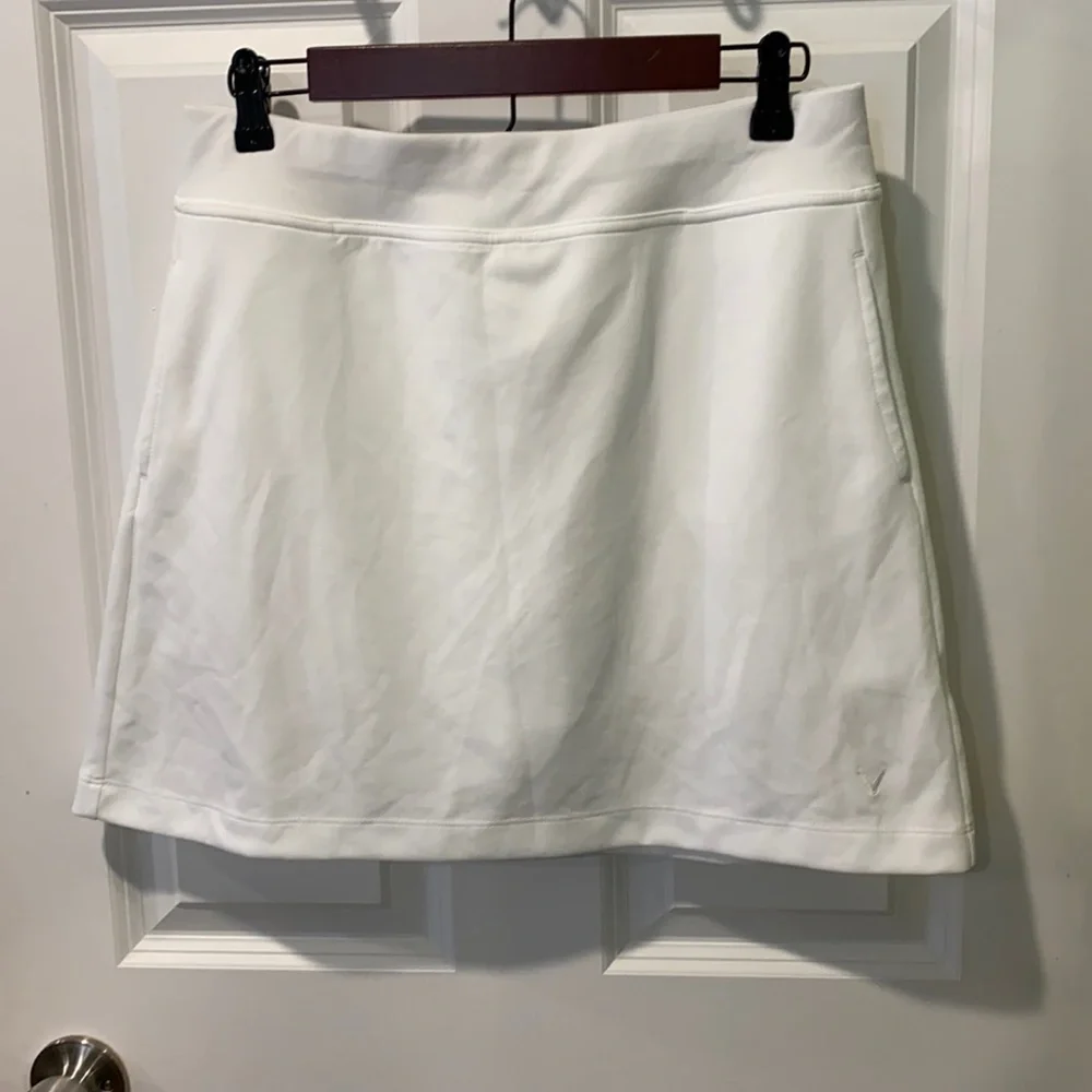 Callaway White 17” Golf Skort New
